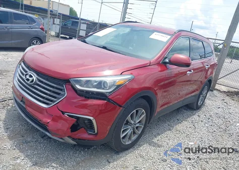 2017 Hyundai Santa Fe Se из США, поврежденный, VIN KM8SM4HF3HU212694